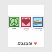 クルーズ船平和ラブクルーズ シール (シート)