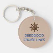 クルーズ船業界 キーホルダー (正面)