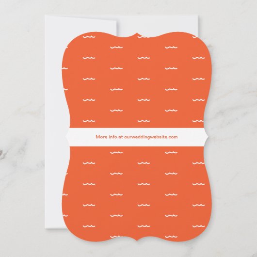 クルーズ船結婚船 招待状 (裏面)