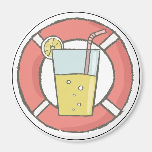 クルーズ船航海のドリンク扉ファインダー マグネット (正面)