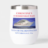 クルーズ船誕生日バケーショントラベルファン (背面)