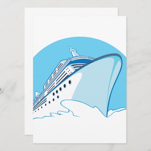 クルーズ船 (正面/裏面)