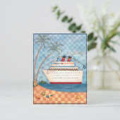 クルーズ船 – はがき (スタンド正面)