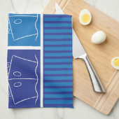 クルーズ船 キッチンタオル (四つ折り)