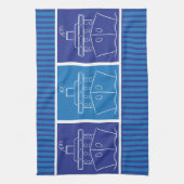 クルーズ船 キッチンタオル (縦)