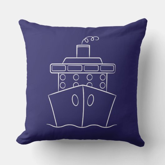 クルーズ船 クッション (正面)