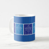 クルーズ船 コーヒーマグカップ (正面左)