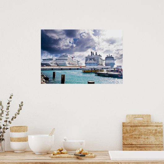 クルーズ船 ポスター (キッチン)