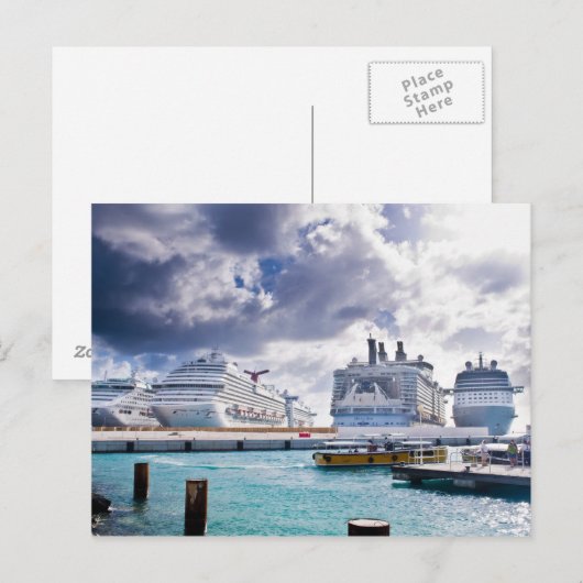 クルーズ船 ポストカード (正面/裏面)