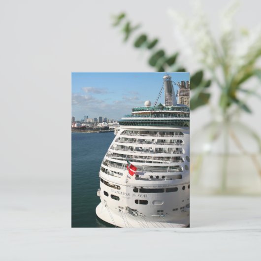 クルーズ船 ポストカード (スタンド正面)