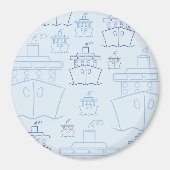 クルーズ船 マグネット (正面)