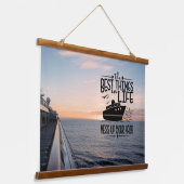 クルーズ船 吊り下げ型タペストリー (傾斜あり)