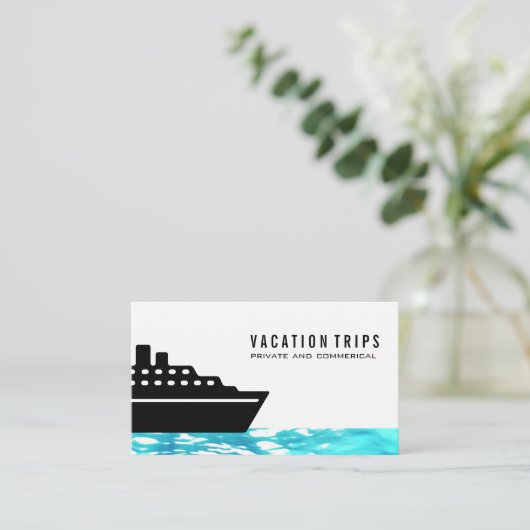 クルーズ船 名刺 (スタンド正面)