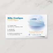 クルーズ船 |旅行代理店 名刺 (裏面)