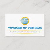 クルーズ船 |旅行代理店 名刺 (正面)