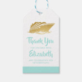 クルーズ誕生日パーソナライズされたの好意 ギフトタグ (正面)