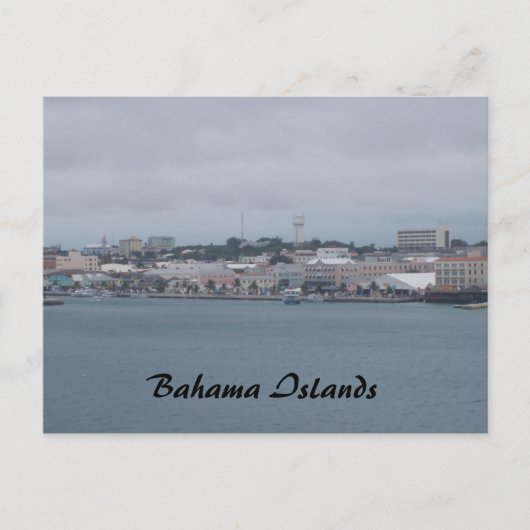 クルーズ153，バハマ諸島 ポストカード (正面)