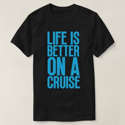 クルーズ20で人生は良い Tシャツ (デザイン正面)