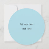 クルーズ・ア・ホリックのカスタム招待状 招待状 (裏面)