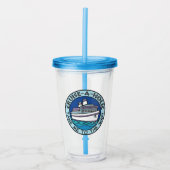 クルーズ・ア・ホリック名前をカスタムする アクリルタンブラー (正面)