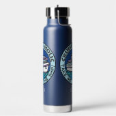 クルーズ・ア・ホリック名前をカスタムする ウォーターボトル (左面)