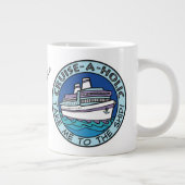 クルーズ·ア·ホリック·名前をカスタムする·マグ ジャンボコーヒーマグカップ (右)