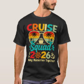 クルーズ スクワッド 2026 - 家族旅行 おそろいTシャツ Tシャツ (正面)