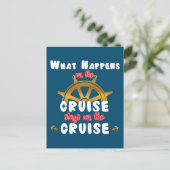 クルーズ・ステイで起こること ポストカード (スタンド正面)