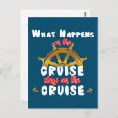クルーズ・ステイで起こること ポストカード (正面/裏面)