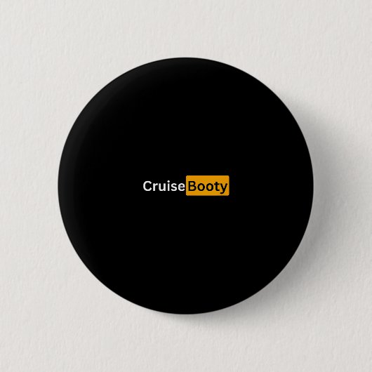 クルーズ・ブーティ - 楽しいクルーズの記念品 缶バッジ (正面)