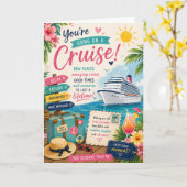 クルーズ ホリデーカード – 旅立ちのクルーズカード カード (黄色い花)