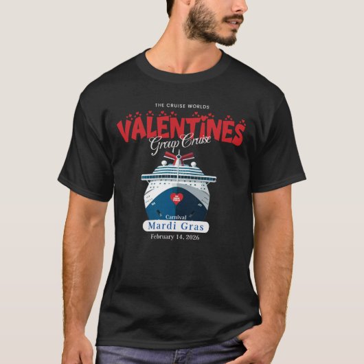 クルーズ・ワールド・ラブ・グループクルーズ Tシャツ (正面)
