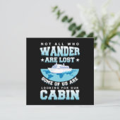 クルーズ 客船 旅行 錨 招待状 (スタンド正面)