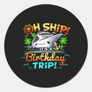 クルーズ 誕生日 船 お誕生日おめでとうございます 旅行 誕生日 ラウンドシール