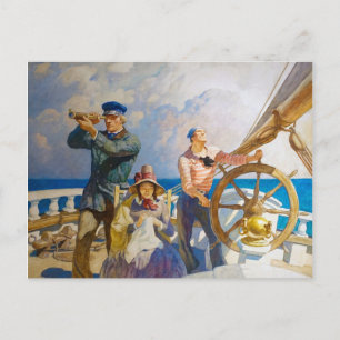 クルーズ, 1937 by Newell Convers Wyeth ポストカード