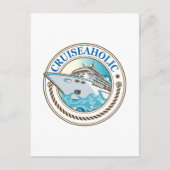 クルーセイアホリッククルーズシップ休暇クルージング恋人 ポストカード (正面)