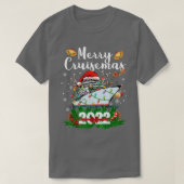クルーゼマメリースおもしろいクルーズ船ファミリークリスマス Tシャツ (デザイン正面)