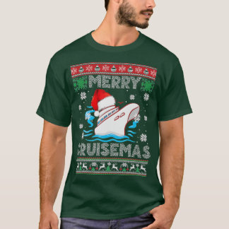 クルーゼマメリースおもしろいクルーズ船ファミリー醜いChri Tシャツ
