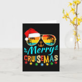 クルーゼマメリースクリスマスサンタトインデアクルーズ カード (黄色い花)