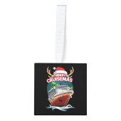 クルーゼマメリースクルーズシップ家族のクリスマスおもしろい キューブオーナメント (正面)