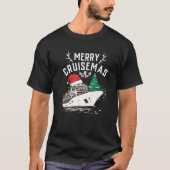 クルーゼマメリースクルーズシップ家族クリスマスクリスマス Tシャツ (正面)