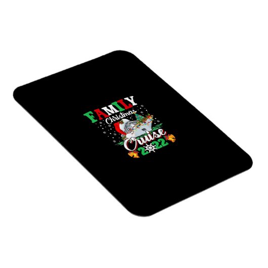 クルーゼマメリースファミリークリスマスクルーズ2022 おもしろい マグネット (右側)