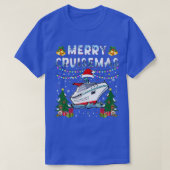 クルーゼマメリースファミリークルーズクリスマス2021 おもしろい Tシャツ (デザイン正面)