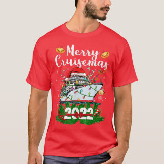 クルーゼマメリースファミリークルーズクリスマス2022 おもしろい Tシャツ