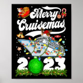 クルーゼマメリースファミリークルーズクリスマス2023おもしろい ポスター (正面)