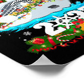 クルーゼマメリースファミリークルーズクリスマス2023おもしろいB ポスター (角)