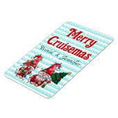 クルーゼマメリース格言クリスマスクルーズドア マグネット (左側)