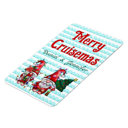 クルーゼマメリース格言クリスマスクルーズドア マグネット (左側)