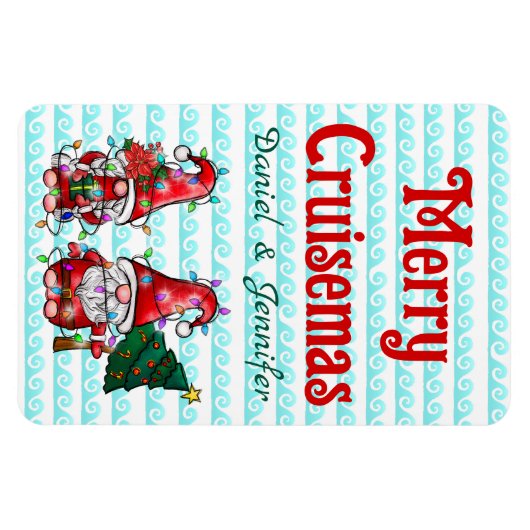 クルーゼマメリース格言クリスマスクルーズドア マグネット (横)