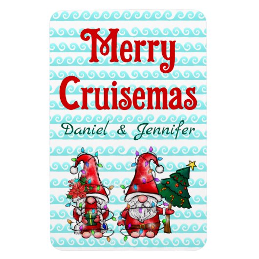 クルーゼマメリース格言クリスマスクルーズドア マグネット (縦)